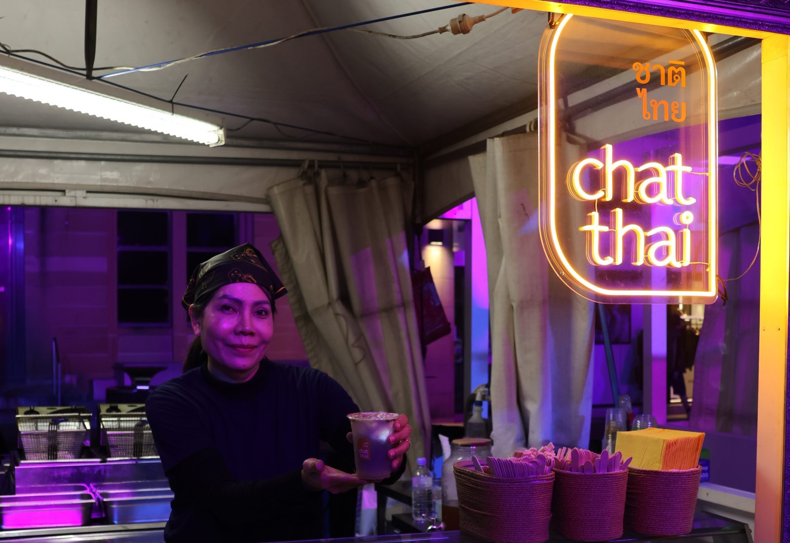 Experience Vivid with Chat Thai Food Stall at George Street Food Gallery