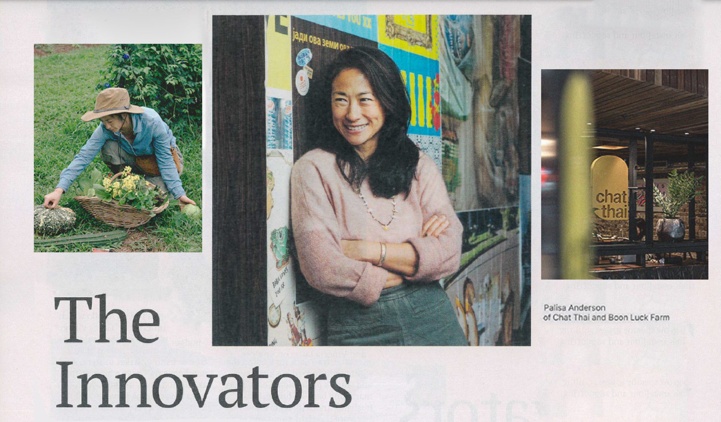 PALISA AS THE INNOVATORS BY GOOD FOOD GUIDE AND CHAT THAI IN CRITICS' PICK LIST