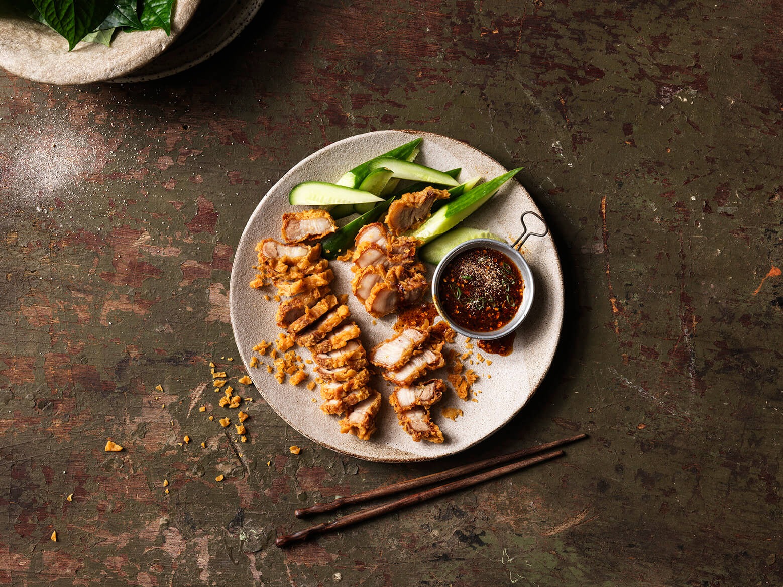Signature stir-fry plated beautifully