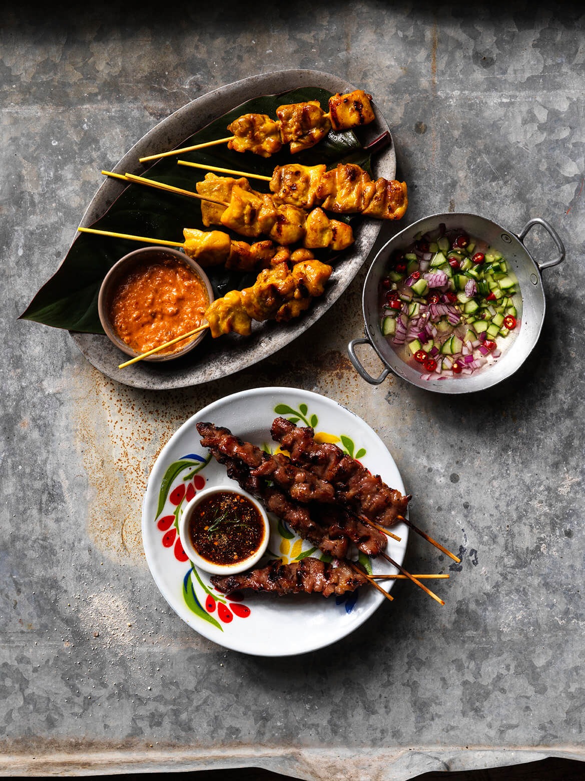 Thai dish beautifully plated