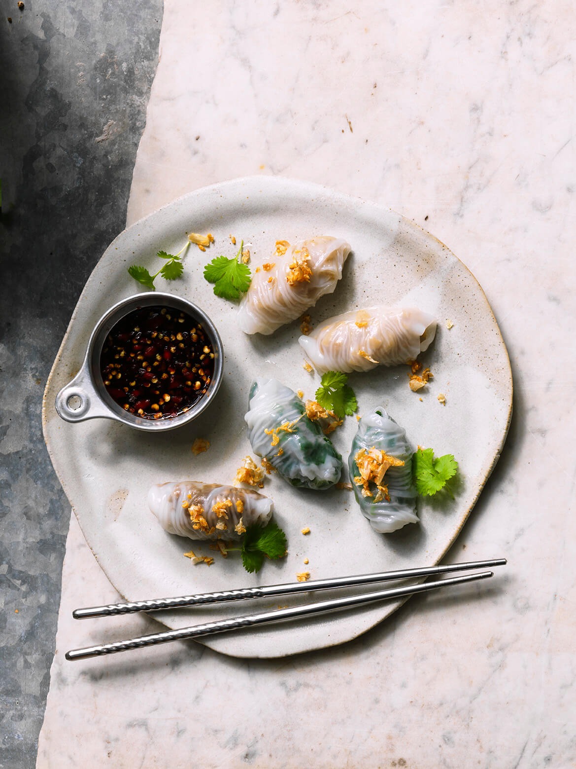 Rich Thai curry with coconut cream
