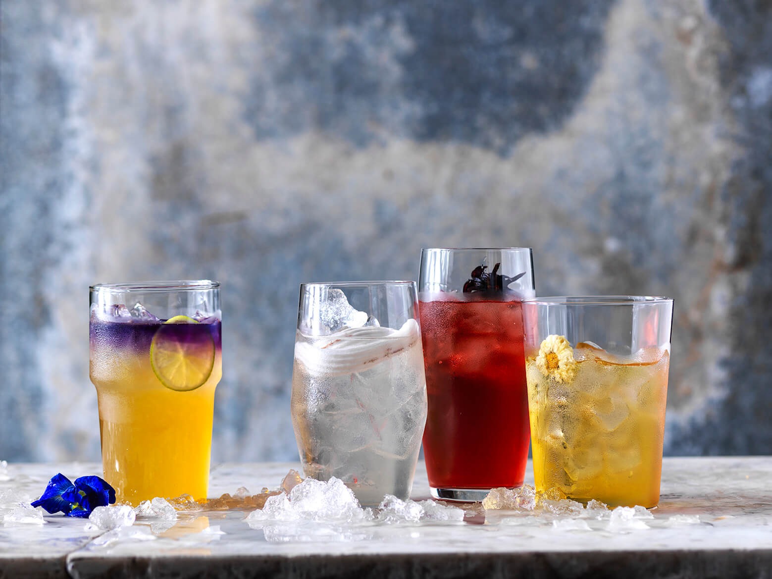 Thai-inspired cocktail with garnish