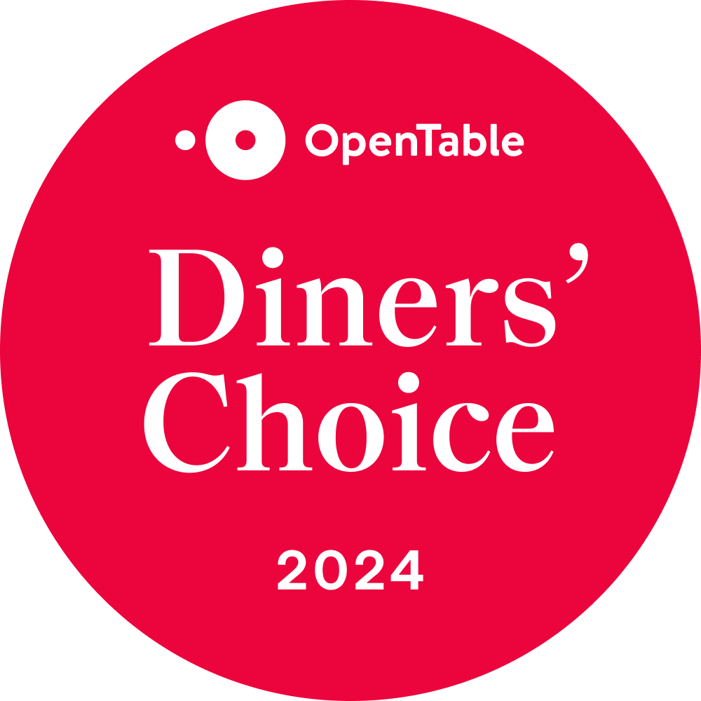 OpenTable Diners' Choice 2024 winning badge
